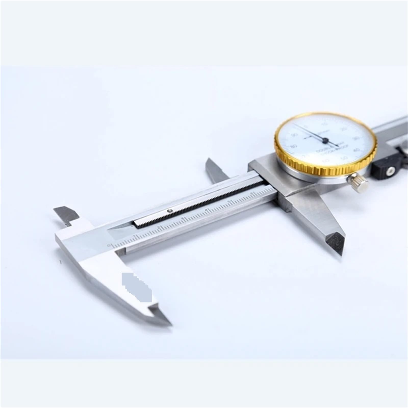 Calibradores de cuadrante de 0,01 mm Calibrador Vernier de Acero Inoxidable de 0 a 300 mm Calibradores de cuadrante Calibre métrico Herramienta de medición de 100 mm y 200 mm