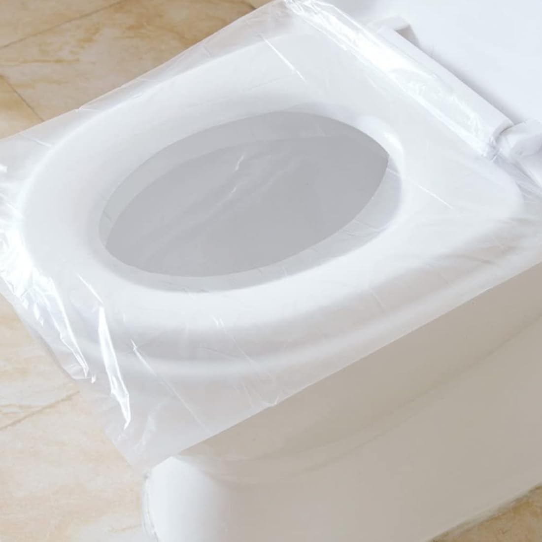 Copriwater USA e Getta Igienici Monouso per WC Viaggio 50 Pezzi