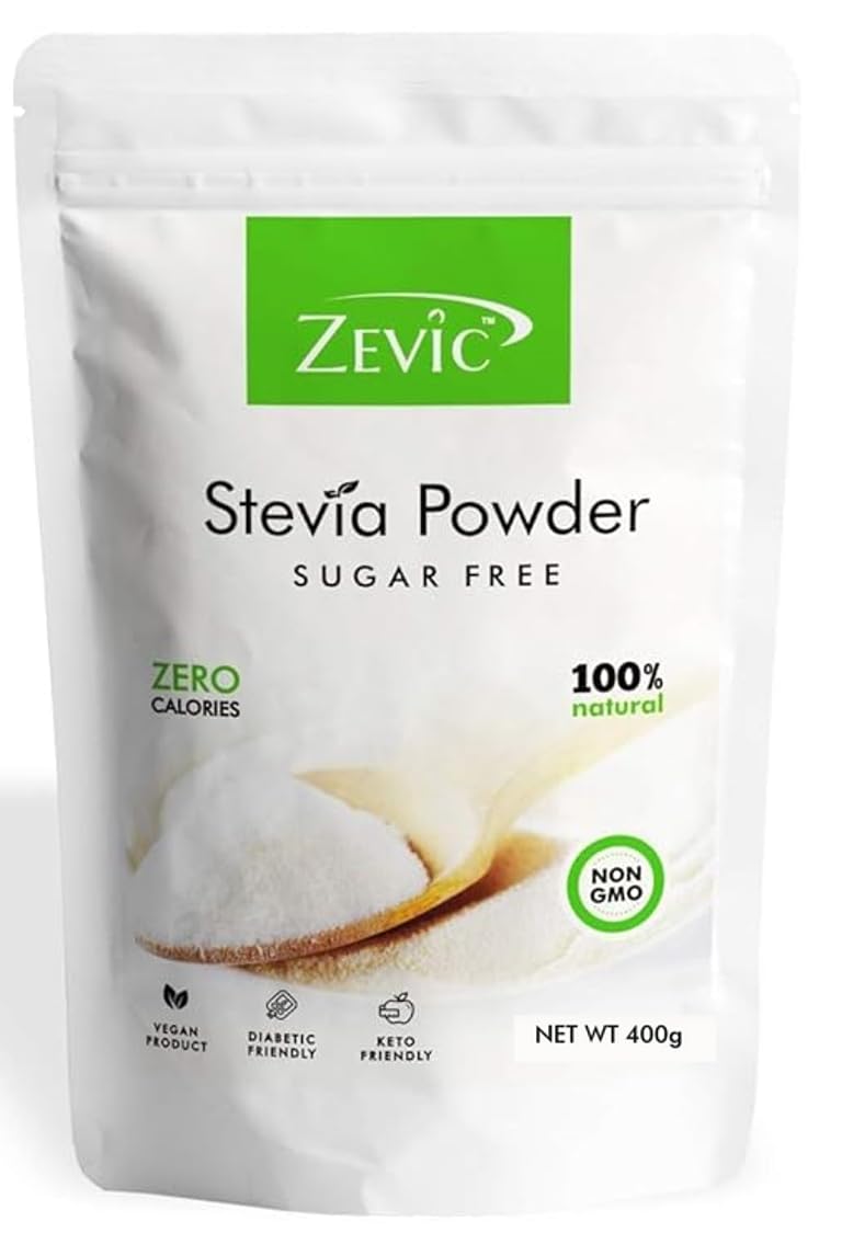 Zevic Stevia Sugar Free Powder Zero Calories Stevia Powder Vegan
