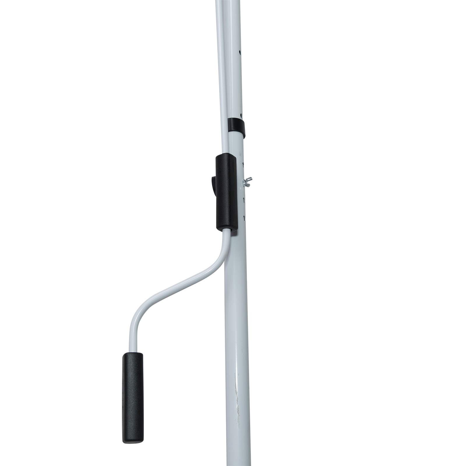 Outsunny Tenda da Sole per Esterno 2x1.5 m per Esterno a Rullo con Manovella, Telaio Telescopico e Angolazione Regolabile, Grigio
