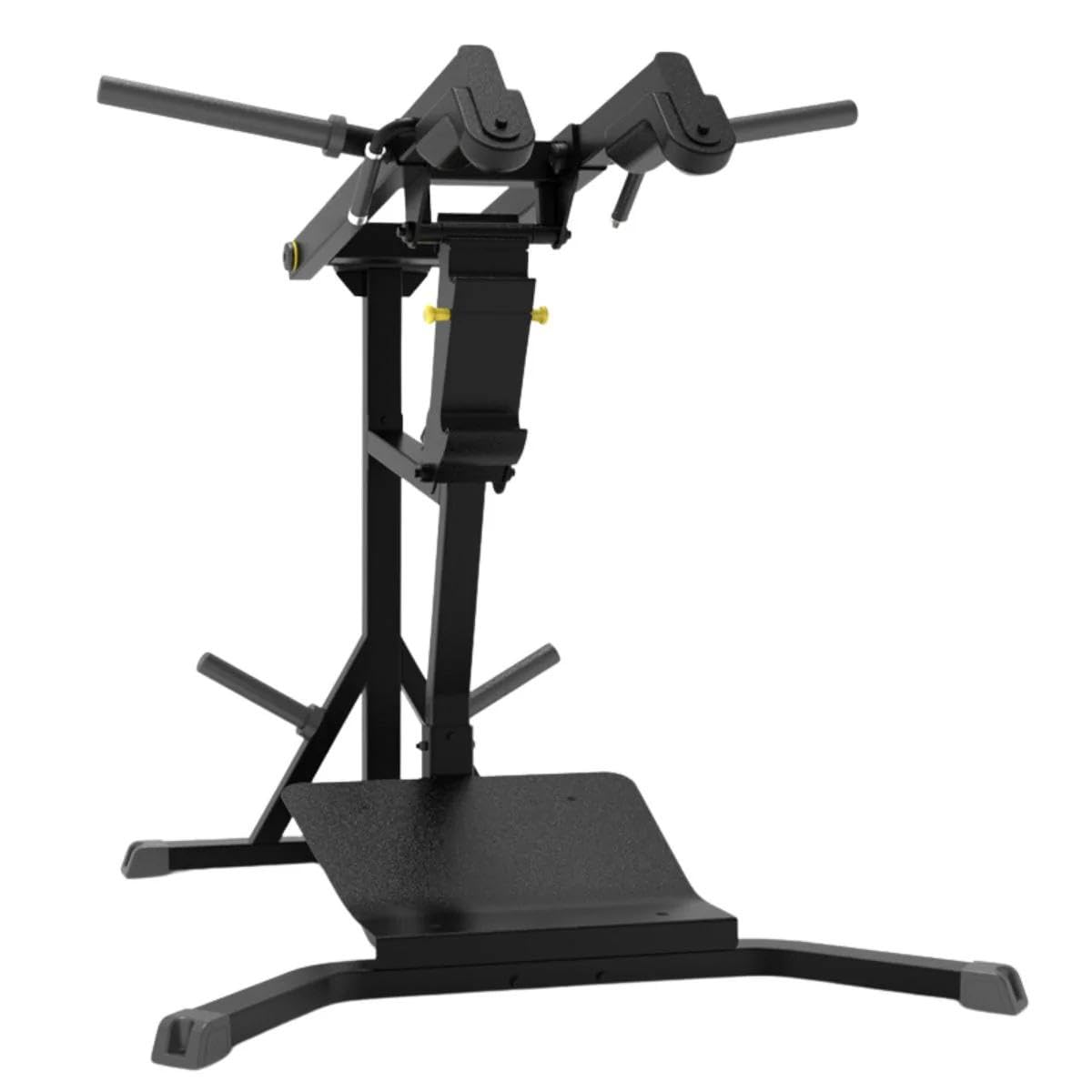 Gronk Fitness Leverage Squat and Calf Station | Plate Loaded, 4-in-1 Leg Press, Hack Squat, Calf Raise Machine for Home Gym