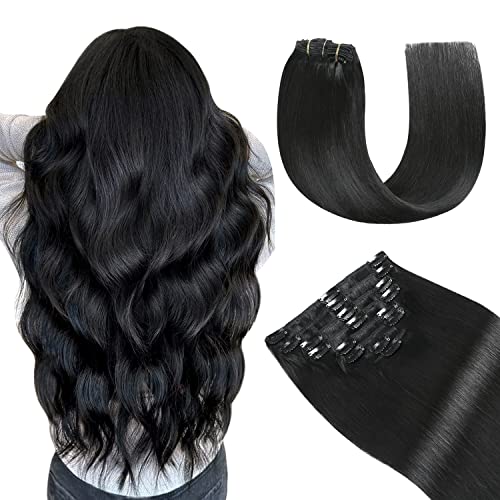 1. Extension Capelli Veri Clip Materiale: 100% capelli umani, grado 9A, facile da installare, nessun groviglio, nessun spargimento, setoso e morbido, clip in silicone indietro, nascosto senza danneggiare i capelli, perfettamente integrato con i capelli.