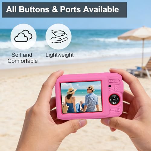 Funda para cámara Kodak PIXPRO FZ45 de silicona suave miniatura 4