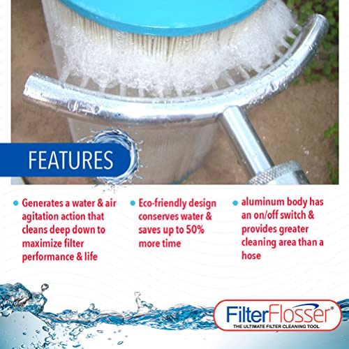 Filter Flosser The Ultimate Cartridge Filter Cleaner for Pools & Hot