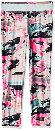 Crop Under Armour HeatGear fille imprimé bleu seaglass XL