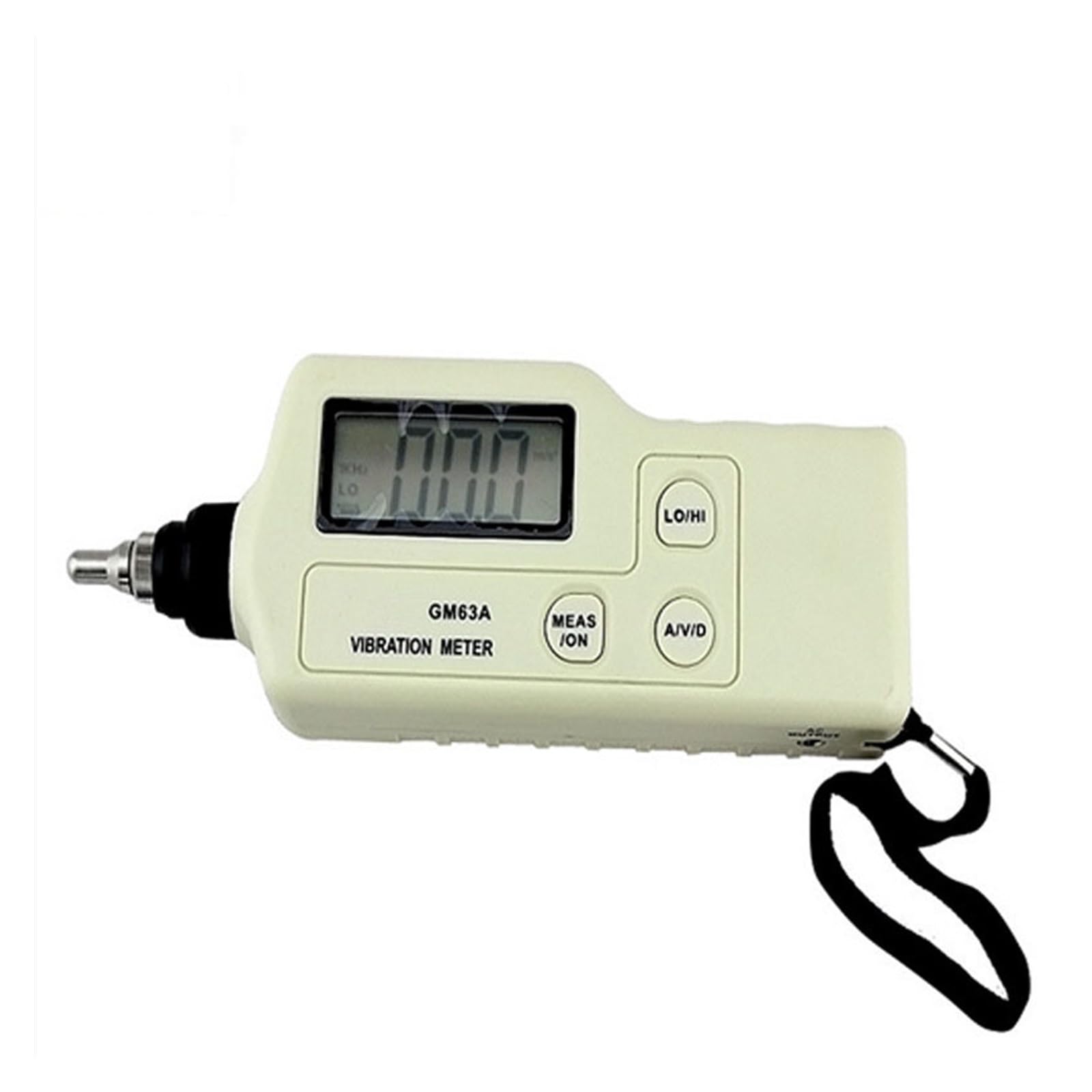 Gqnblvhzupdm Gm63a Vibration Tester Handheld Vibrator Tester Portable Digital Vibration Meter Analyzer Device Probe Analizador De Vibraciones(Gm63a)