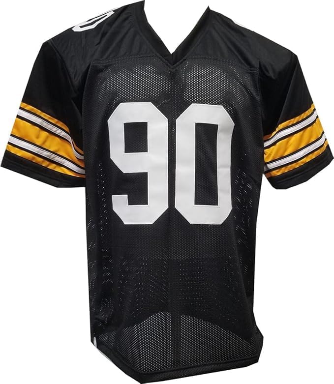 Custom Stitched TJ Watt Youth Jersey Size Youth Small Black