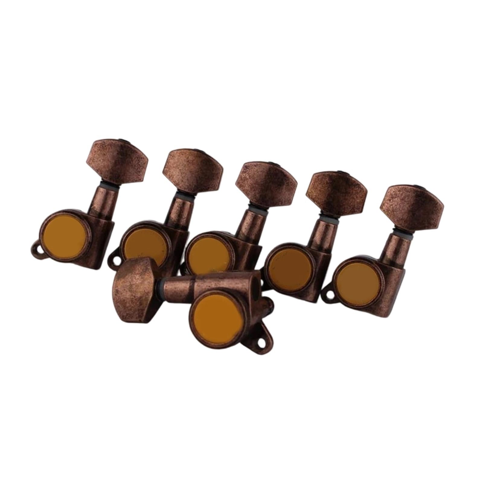 Gitarrenwirbel 6L Bronze-Mechaniken Für E-Gitarren Passend Für ST TL SG LP Und Andere Modelle