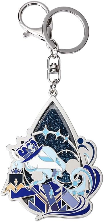GENSHIN IMPACT Furina: Star of The Show Glitter Metal Keychain