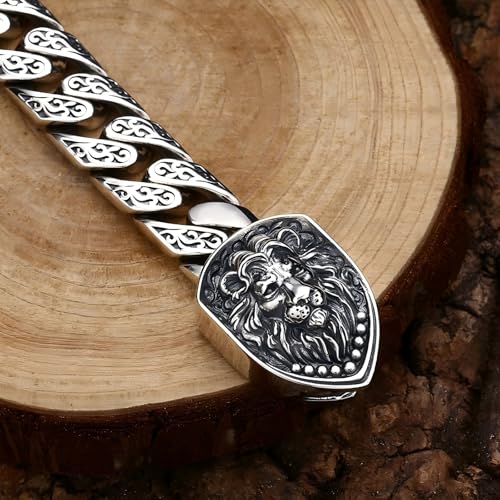 Italian Handmade Sterling Silver Mens Bracelets | Solid S925 Chain Bracelets | Men's Silver Bracelet Gift for Dad, Boyfriend, Son, My Man3
