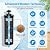 NSF/ANSI 42 Certified Black Purification Elements, 2-Pack Replacement for BB9-2® for Berkey Gravity System, High-Efficiency for Berkey Black Filters, Reduces Contaminants