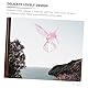 SEWACC 6 Stück Kristall-Vogel-Anhänger Kristall-Anhänger Weihnachtsdekorationen Klare Weihnachtsornamente Hängende Kolibris Aus Acryl Kolibri-Ornament Acryl-Kolibri-Ornament