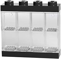 Vista 1 de Estuche de exhibición de minifiguras LEGO (Paquete grande de 3, negro)