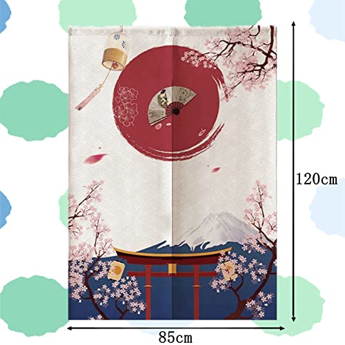 Japanese Noren Doorway Curtain,Japanese-style printed half-door curtain, can be used as a partition to separate two rooms - Image 4