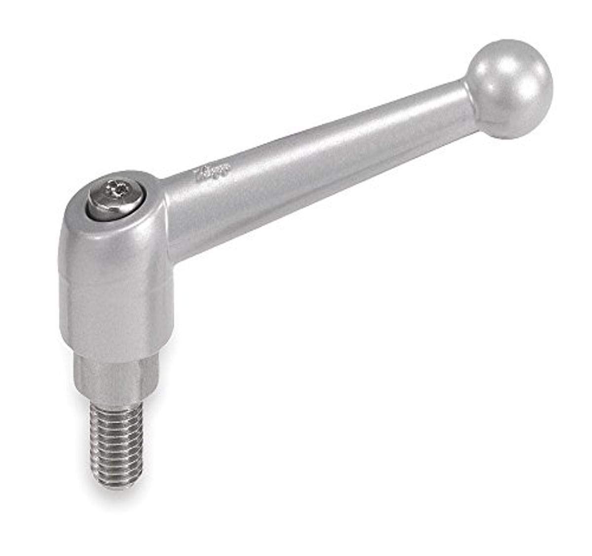 Kipp 06430-1A21X45 Zinc/Steel Adjustable Handle with 1/4-20