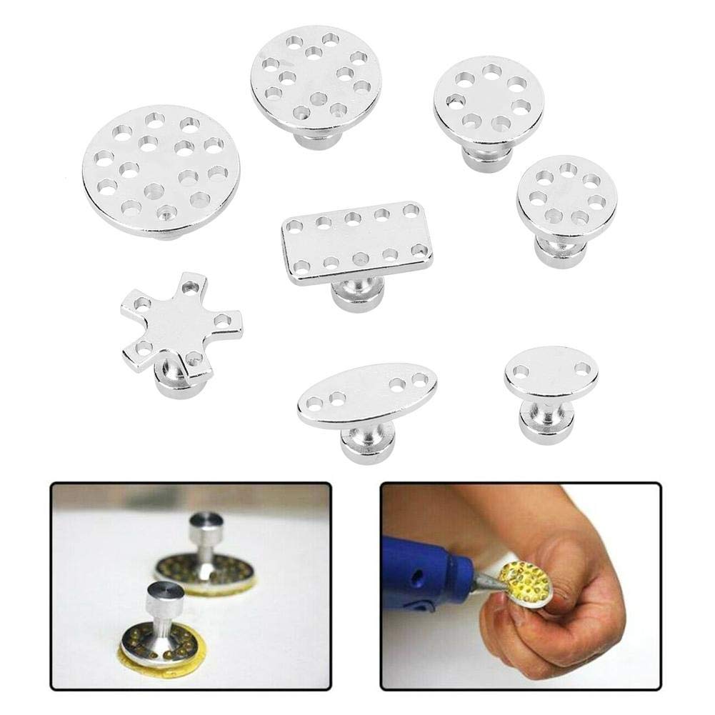 Kits de r¨¦paration sans peinture, 8pcs plaque de m¨¦tal enl¨¨vement de la dent extracteur kit de r¨¦paration outil de jardinage r¨¦paration de jardin
