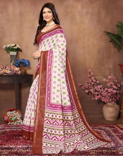 Image of Yashika Linen Blend Womens Saree
