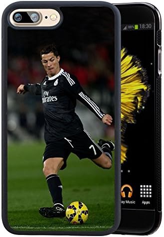iPhone 7 Plus 5.5 Case, Customized Football Real Madrid CF Cristiano Ronaldo CR7 , Real Madrid Club Premium TPU and PC Case for iPhone 7 Plus 5.5