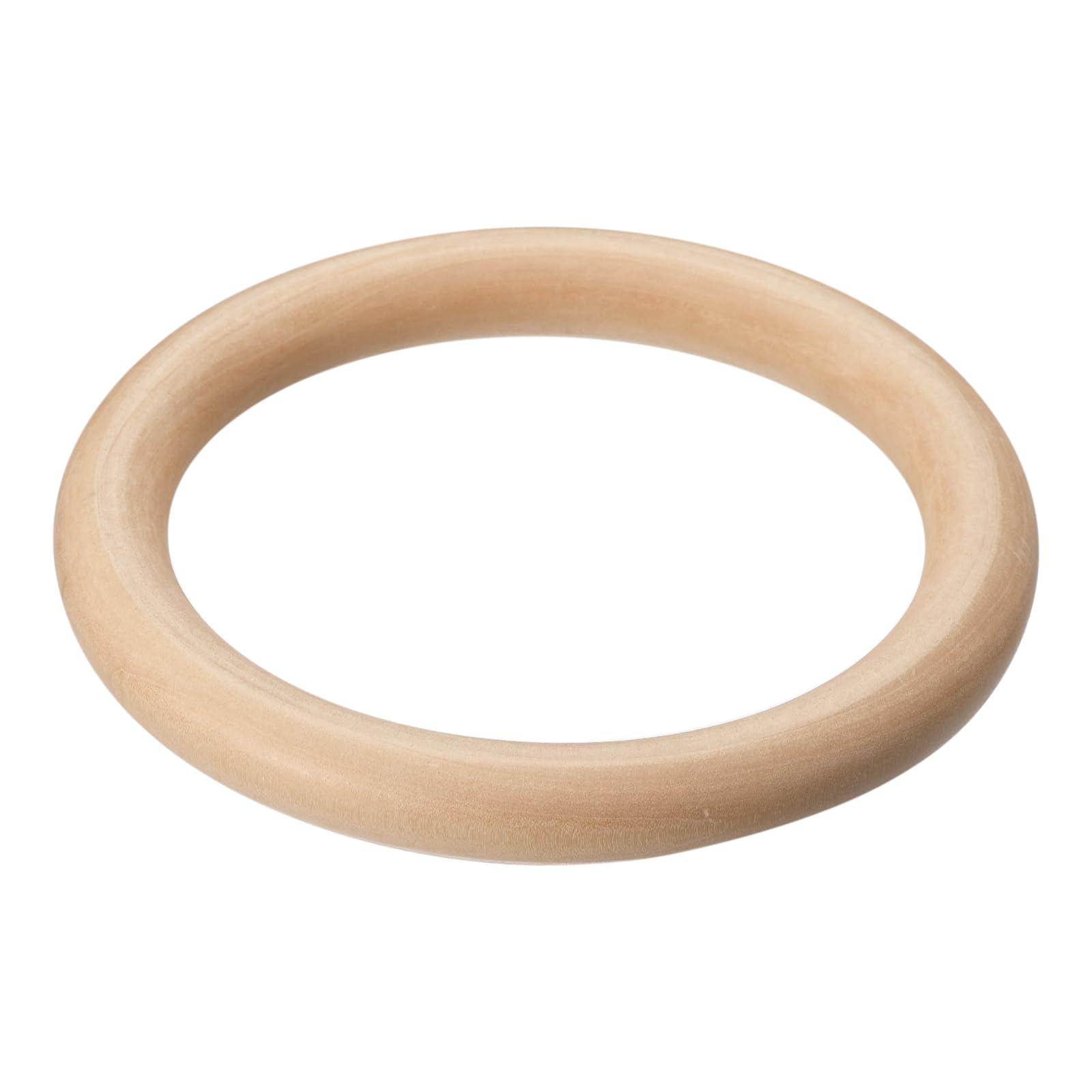 METALLIXITY Unfinished Wood Rings (125x15mm/4.92"x0.59") 1Pcs, Natural Solid Wooden Circle Hoops - for Home Decor DIY Craft Macrame