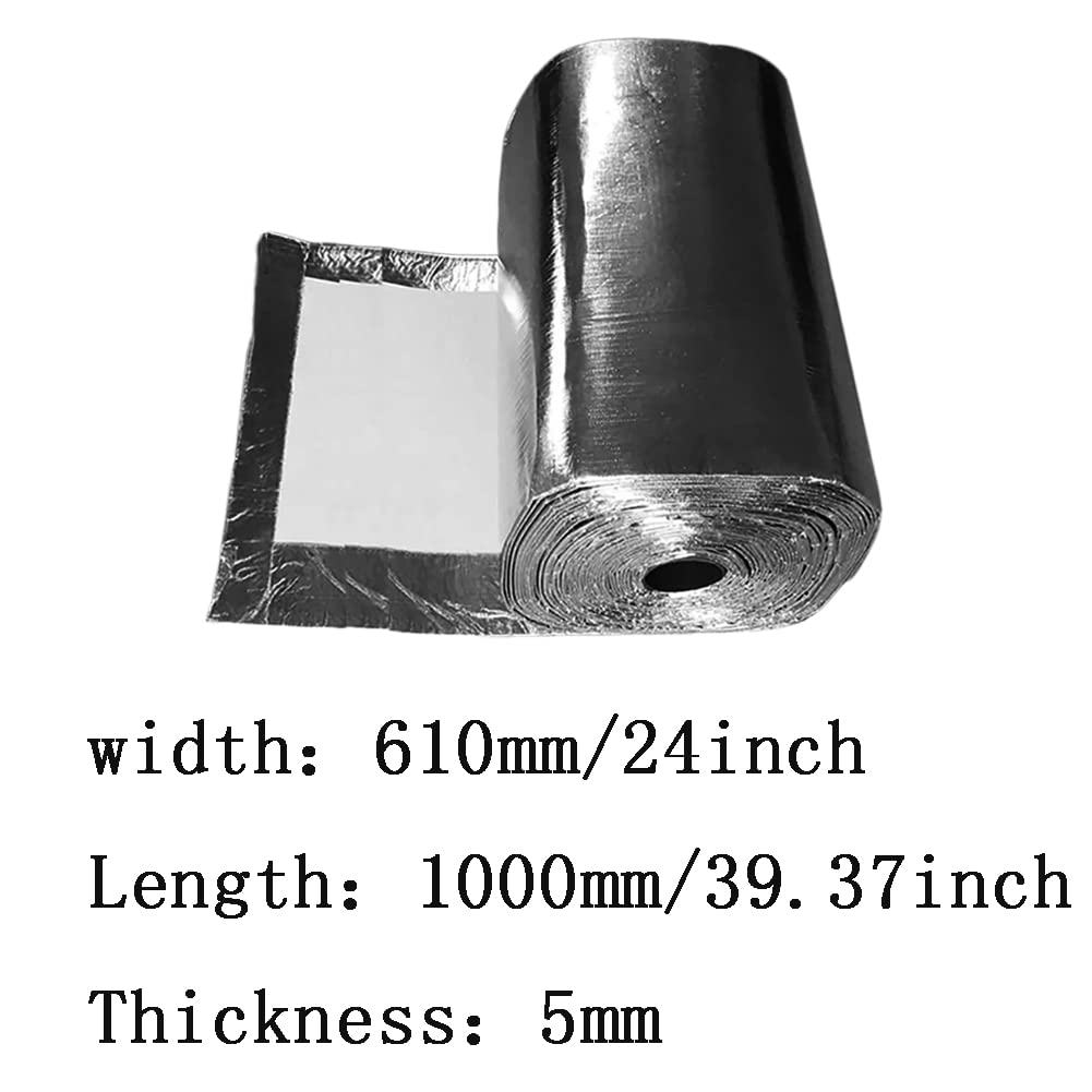 Coperta isolante in fibra ceramica ad alta temperatura con foglio di alluminio monofacciale(1000mmx610mmx5mm)
