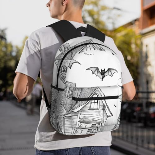 Sac à dos de gym Halloween léger décontracté et unisexe - 7