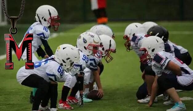 Football Stainless steel A-Z English Alphabet Necklace black letter Pendant for Men women - Image 3