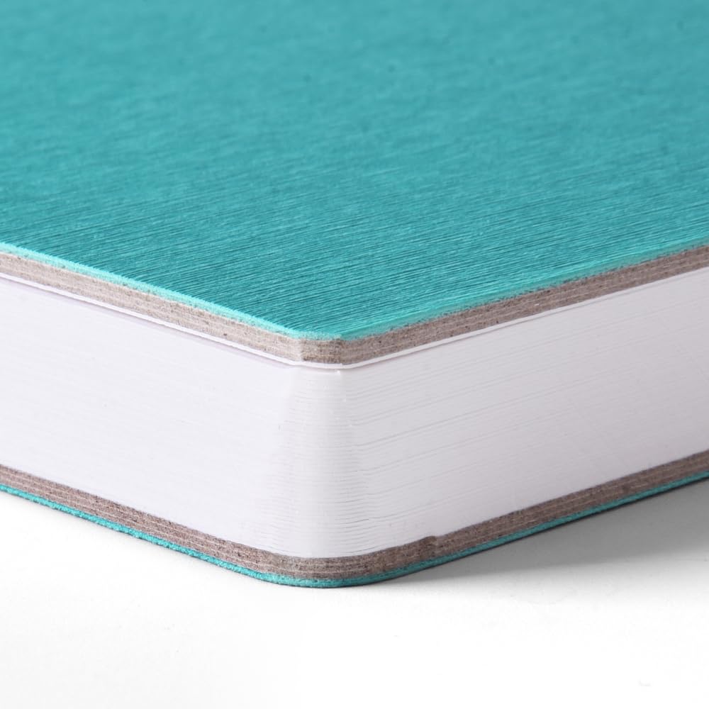 Cuaderno de bocetos cuadrado de tapa dura azul lago de 4.7 x 4.7 pulgadas, 42 hojas de libro de arte de 250 g/m², papel ultra suave, ideal para lápices, bolígrafo de acuarela, marcador