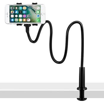 SHAWE Phone Stand, iPhone Dock,Universal Table Phone Holder, Cradle, Dock for iPhone 6 6s 7 plus 8 X, HUAWEI, Samsung S6 S7 S8 Series, Desk Accessories and other Mobile Phones (Phonestand - Black)