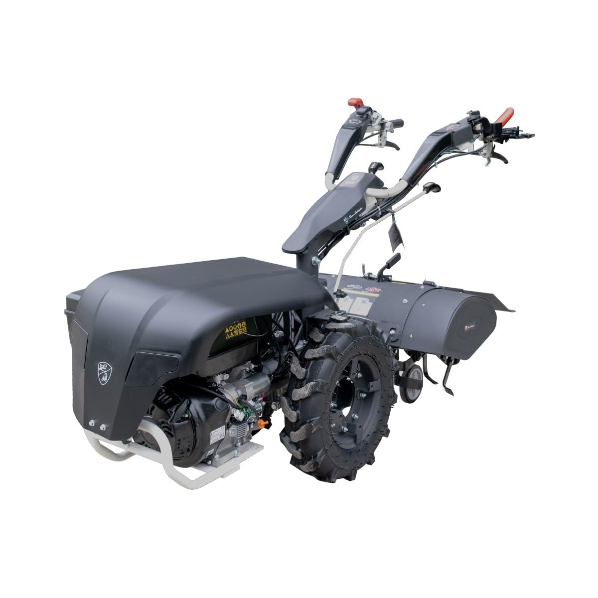 by Tonino Lamborghini GM - Motocultor a Gasolina Profesional 18HP (500cc), Aradora con Arranque Eléctrico, Ancho de Trabajo 800mm, Transmisión de Engranajes y Diferencial