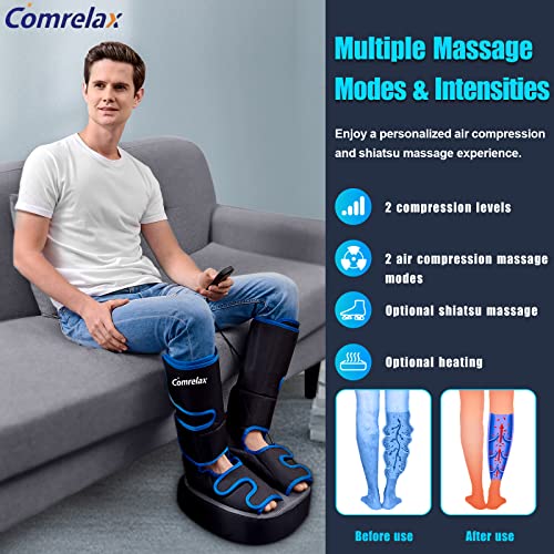 Slothmore Pro Shiatsu-Foot-Massager With Heat, Air Compression Leg Massager For Circulation Foot And Calf, Helpful For Plantar Fasciitis, Pain Relief, Muscles Relaxation #TOP2