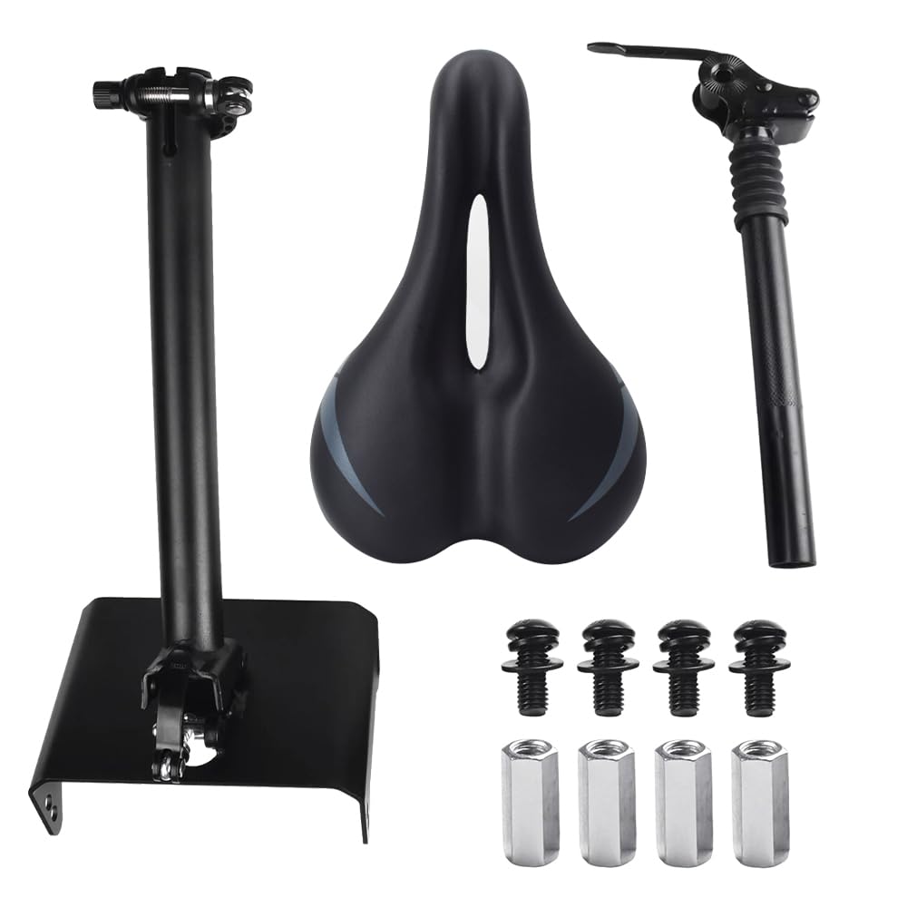 Siège pour trottinette électrique, siège pour trotinette électrique Segway Ninebot F20/F25/F30/F40, siège pliable pour trottinette électrique, siège pour trottinette électrique avec repose-pieds de 17