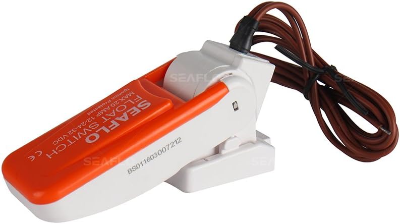 01 Series SEAFLO 20A max Bilge Pump Float Switch