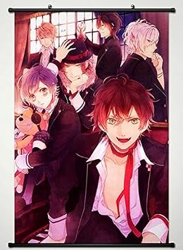 Wall Scroll Poster Fabric Painting For Anime Diabolik Lovers More Blood Key Roles 029 S