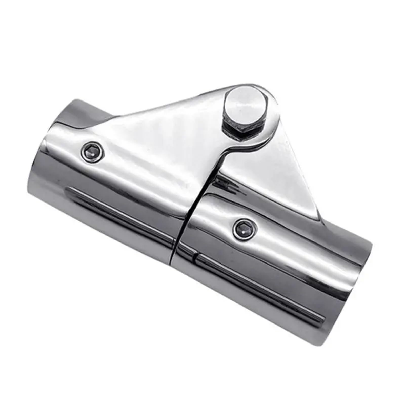 PPQIRU 2 PCS Heavy Duty Stainless Rotating Adapter Coupling Connector Fitting For Marine Piping Applications Yacht Sunshades Support For Bedroom(22mm)
