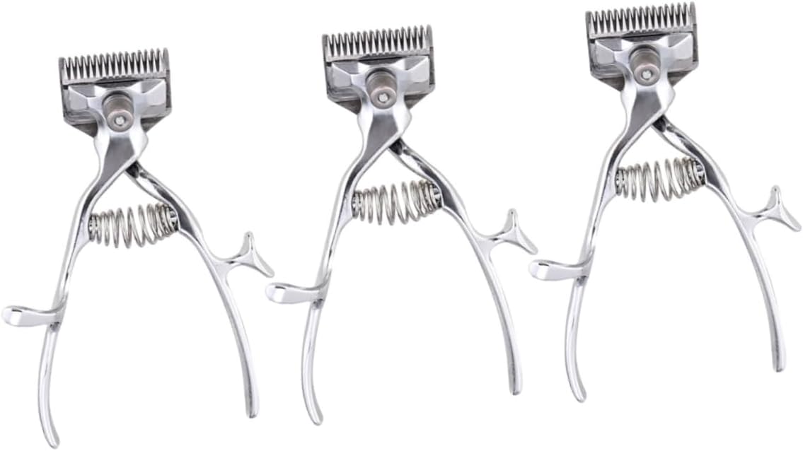 Vaguelly 3pcs Pet Hair Trimmer Dog Clipper Cat Hair Trimmer Ultra-Silence Professional Dog Grooming Tool