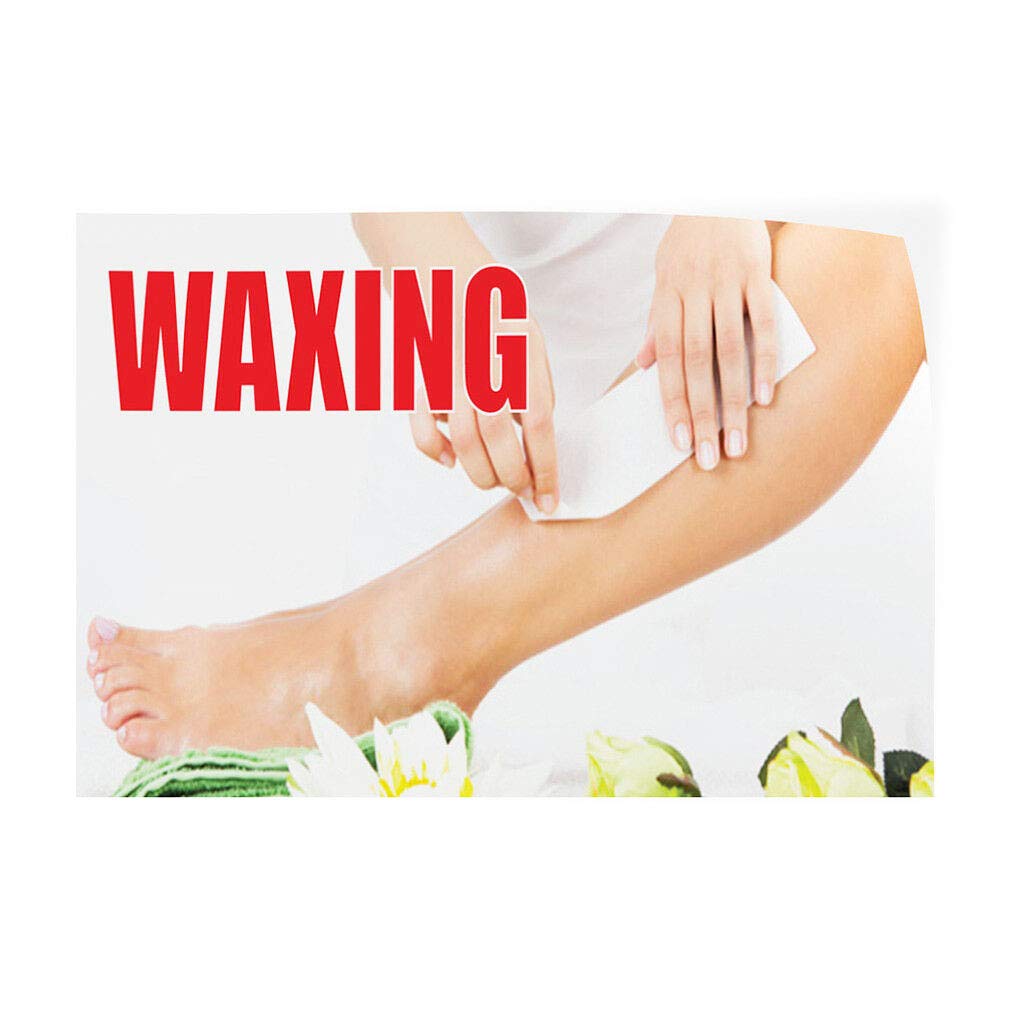 Waxing #1 Indoor Store Sign Vinyl Decal Sticker 8"