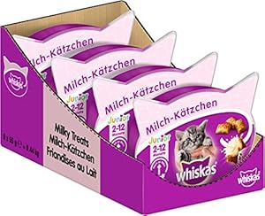 Whiskas Przysmaki dla Kotków Mlecznych 8 x 55g