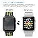 GEMYON Compatible with iWatch 42mm Screen Protector，Tempered Glass Screen Cover for iWatch Series 1 2 3 Full Coverage 3D Curved, 0.26mm Ultra-Thin Cystal Clear Hard Cover Anti-Scratch Bubble Free