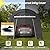 Wisteria Lane Domed Carport, Portable Garage with 2 Roll up Doors, Heavy Duty Car Canopy Party Tent, All-Season Storage Shelter Shed Carport for Motorcycle, Boat, Truck, or Garden Tools, 10' x 20'