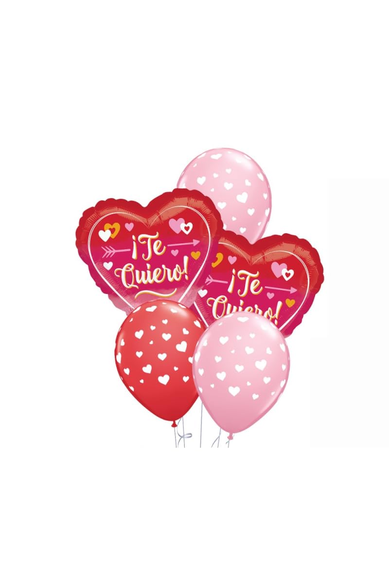 DISBACANAL Set Globos corazón Te Quiero