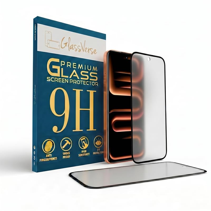 Image of GlassVerse D+ Matte Tempered Glass With 18H Hardness For Infinix Note 60 Pro (Pack Of 2) with Free Installation Kit. Full screen Coverage - 6.78 inch