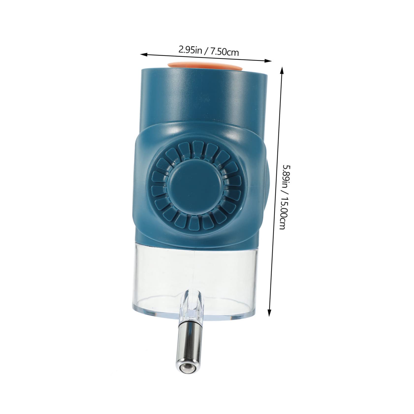 Portable Dog Water Bottle, Pink, Travel Pet Hydration Dispenser with Built-in Bowl (Gray, One Size)