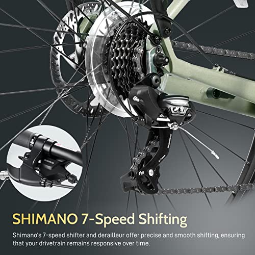 Fafrees FM9 Elektrische fiets, Elektrische Stadsfiets Voor Volwassen, 250W Bafang Midden-drive motor, 15AH / 540WH… - Afbeelding 7