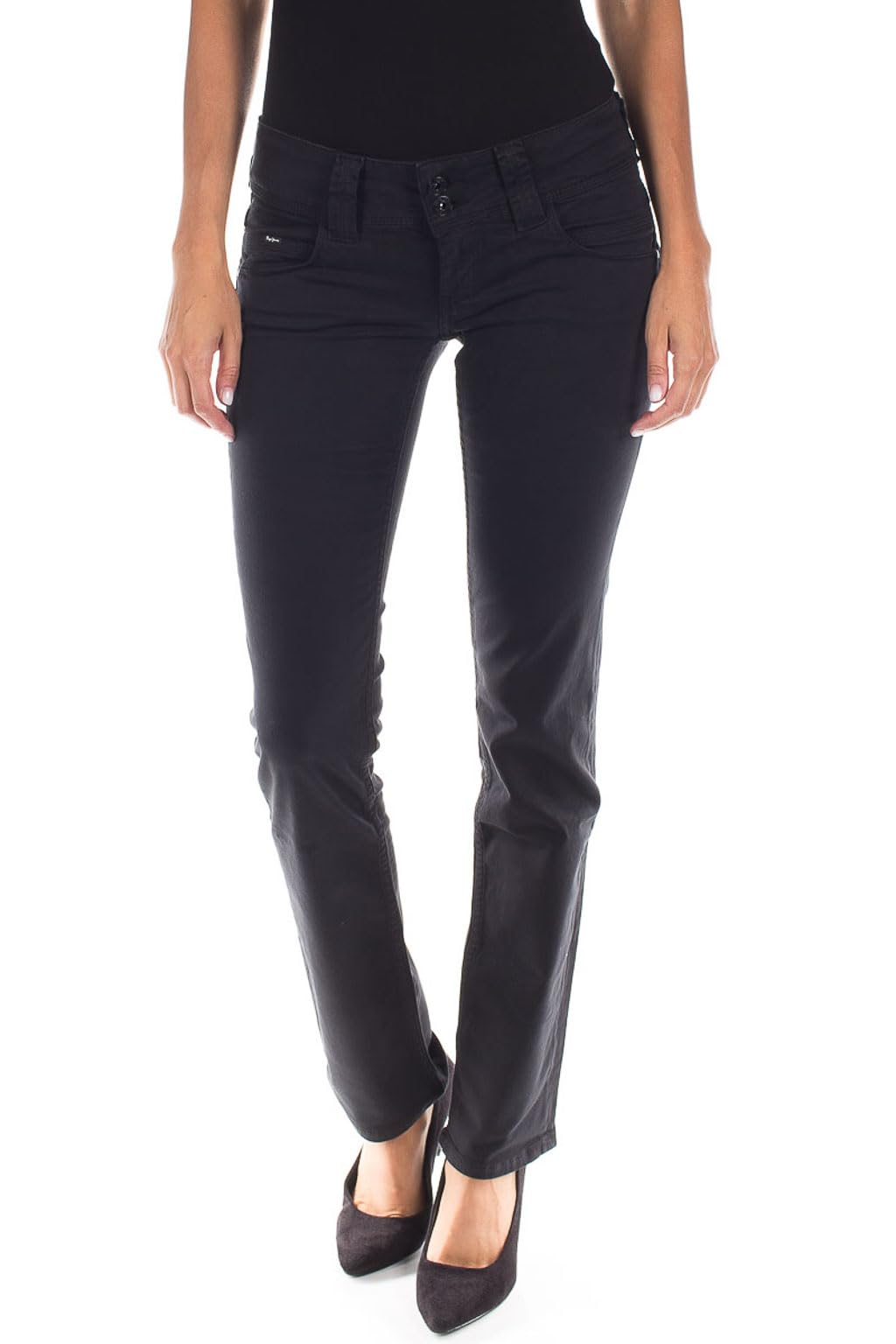 Pepe Jeans Women's Noir Jeans Venus