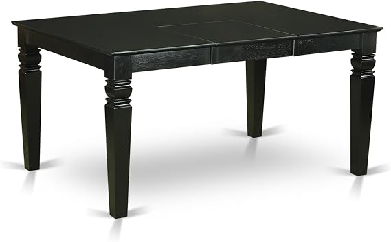 HomeStock Dinette Set 7 Piece Rectangular Table with 6 Chairs - Elegant Dining Room Set