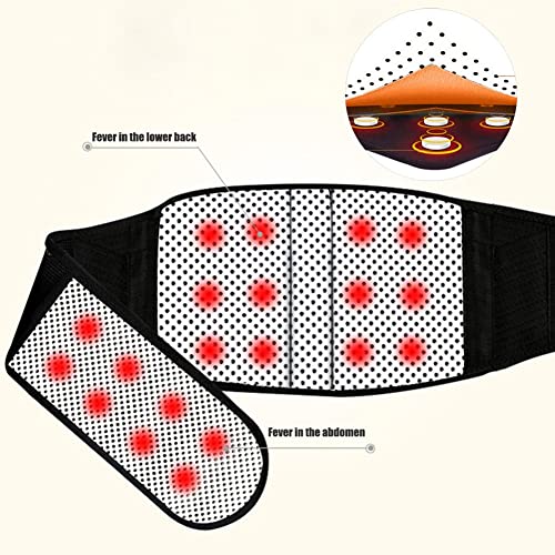Cinturón de compresión doble ajustable para calmar el espasmo muscular lumbar 5