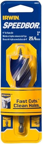 Vista 2 de IRWIN SPEEDBOR 1866037 - Broca para madera con tres flautas, 1 x 4 pulgadas