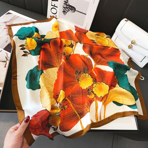 Head Scarf for Women Silk Satin Scarves for Hair Wrap Bandana Square Headscarf for Sleeping3