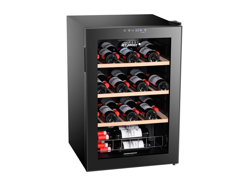 Vente-unique - Cave à vin de service - 48 bouteilles - Thermostat ajustable - KELIBIA II