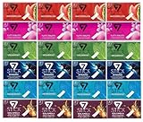 168 Sticks I Pack 24 x 17,5g I Kaugummi zuckerfrei I Aspartamfrei I Wassermelone I Fruit Punch I Spearmint I Dynamic I Menthol I Cola I 6 Flavour Mix I Pack 420g